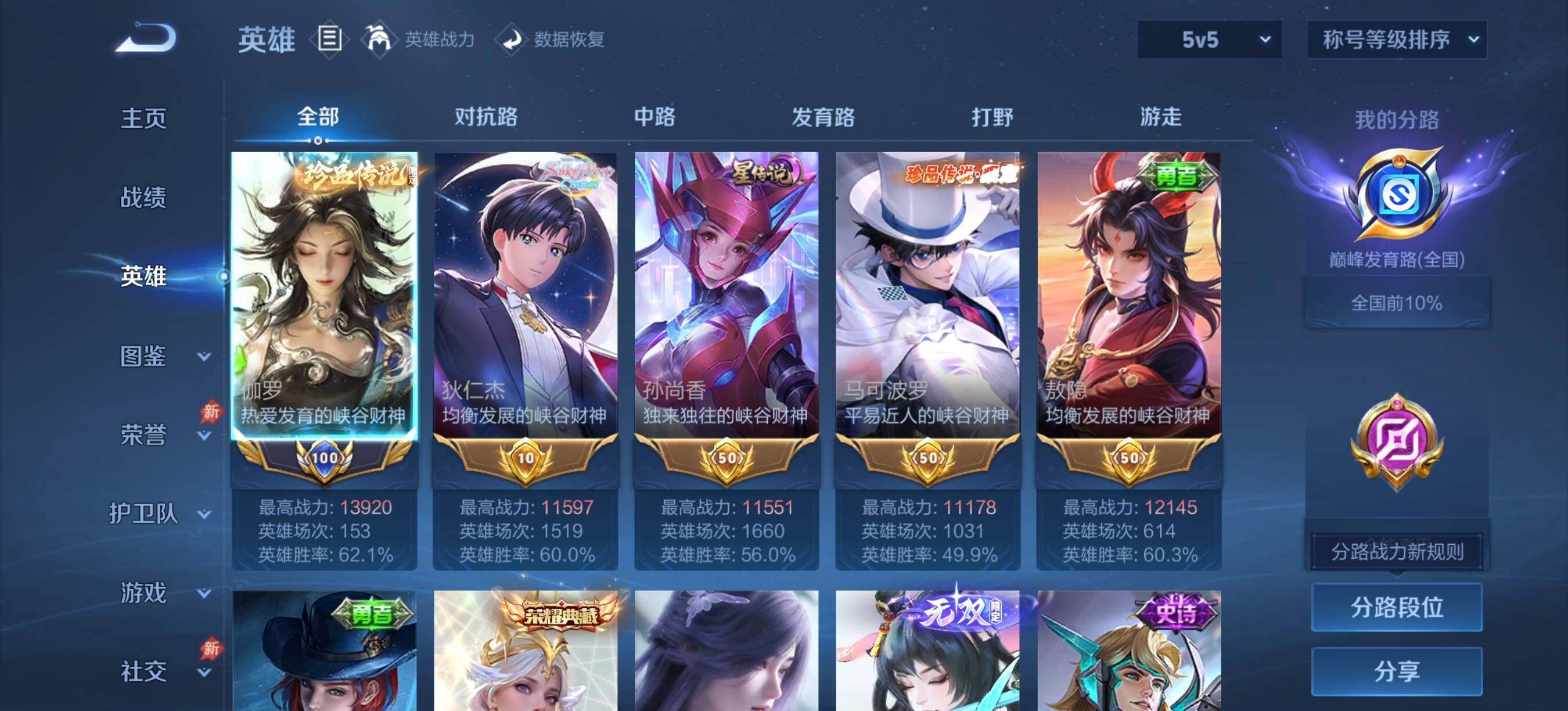 WZQM4309808王者荣耀账号详情图3 WZQM4309808王者荣耀账号详情图3