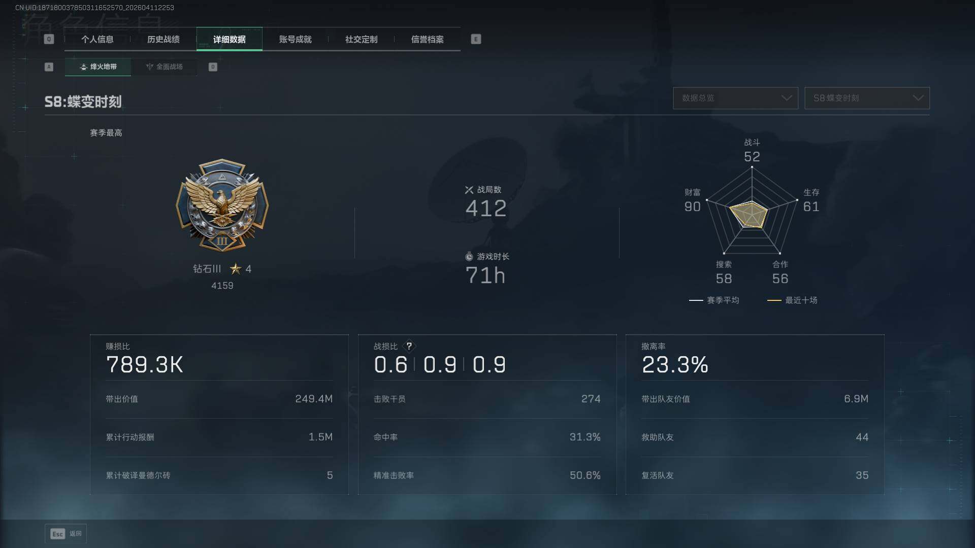 SJZEY499588三角洲行动账号详情图8