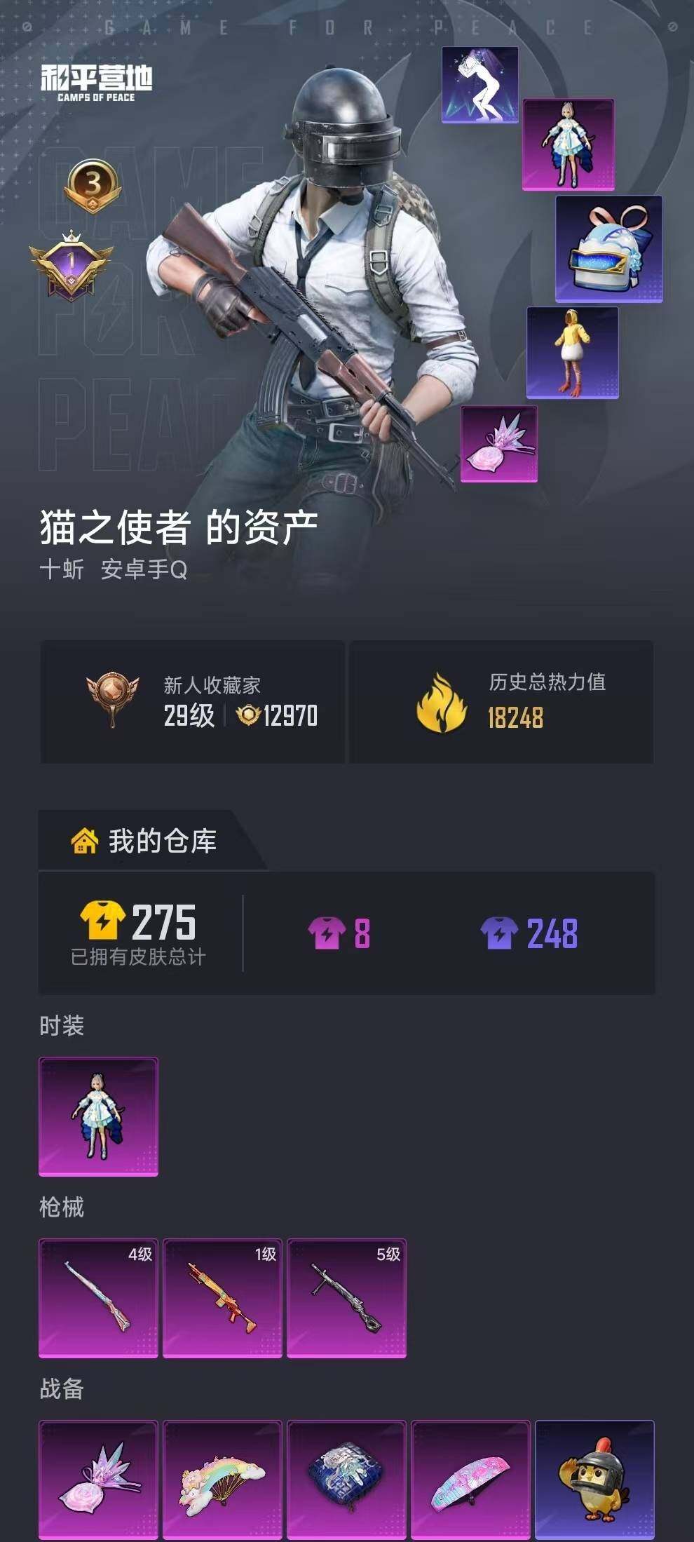 HPEY4171448和平精英账号详情图3