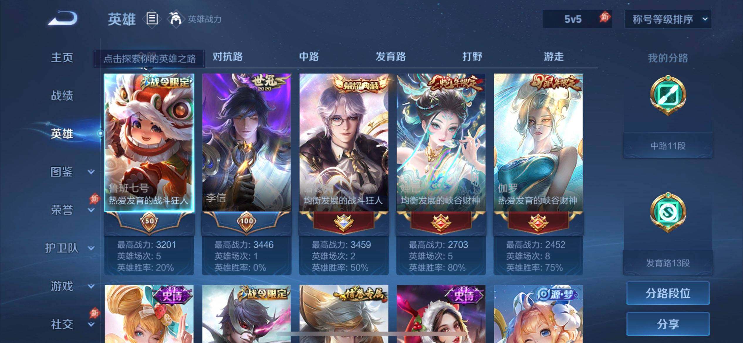 WZLX4311060王者荣耀账号详情图4