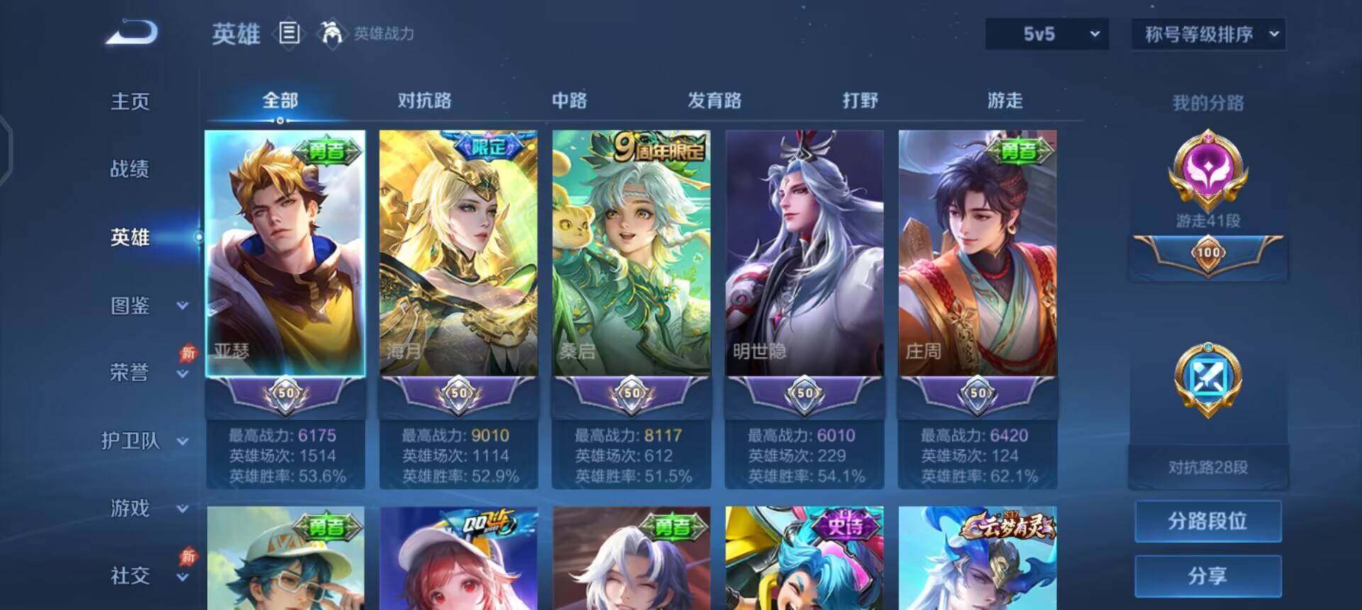 WZLX4311058王者荣耀账号详情图15