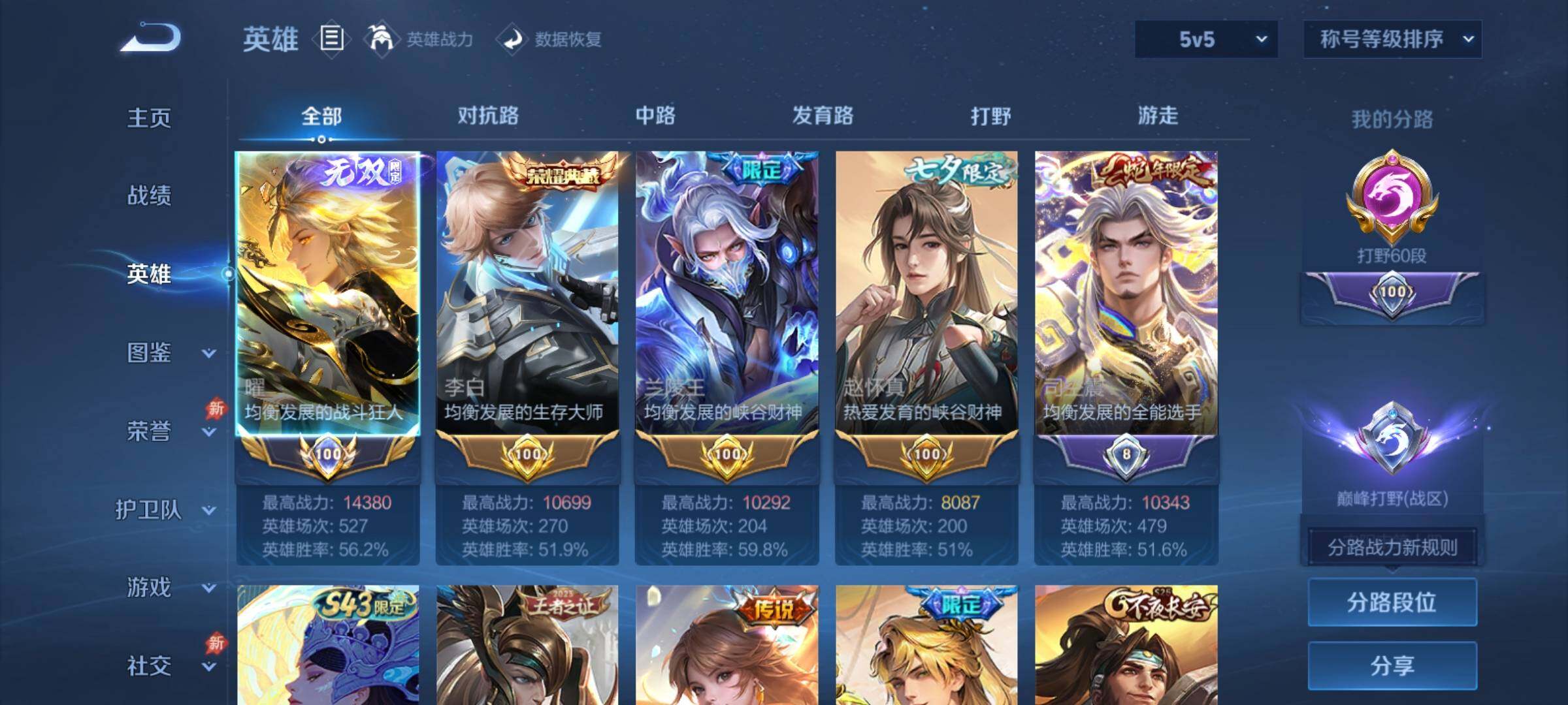 WZCMY4306065王者荣耀账号详情图4