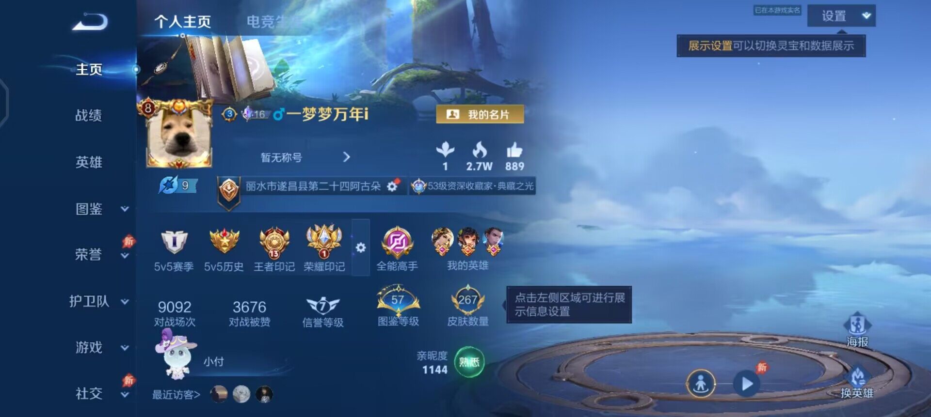 WZLX4311030王者荣耀账号详情图2