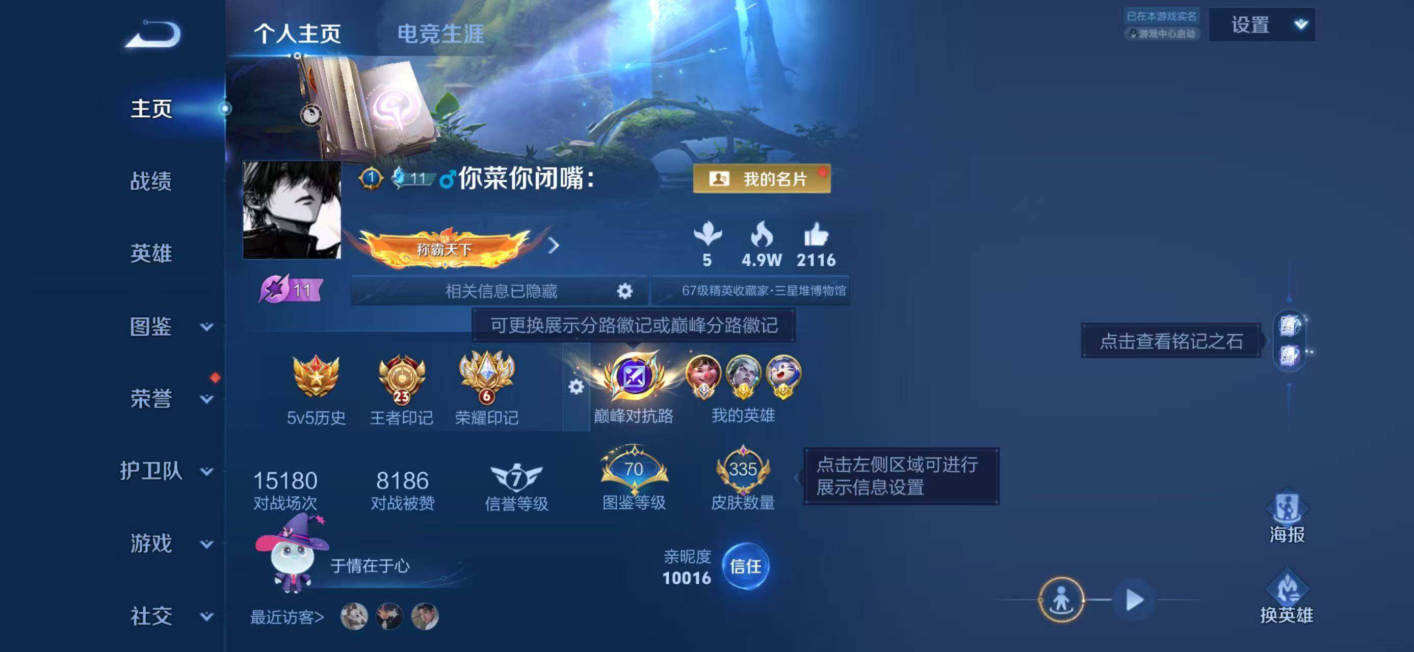 WZLX4301776王者荣耀账号详情图8