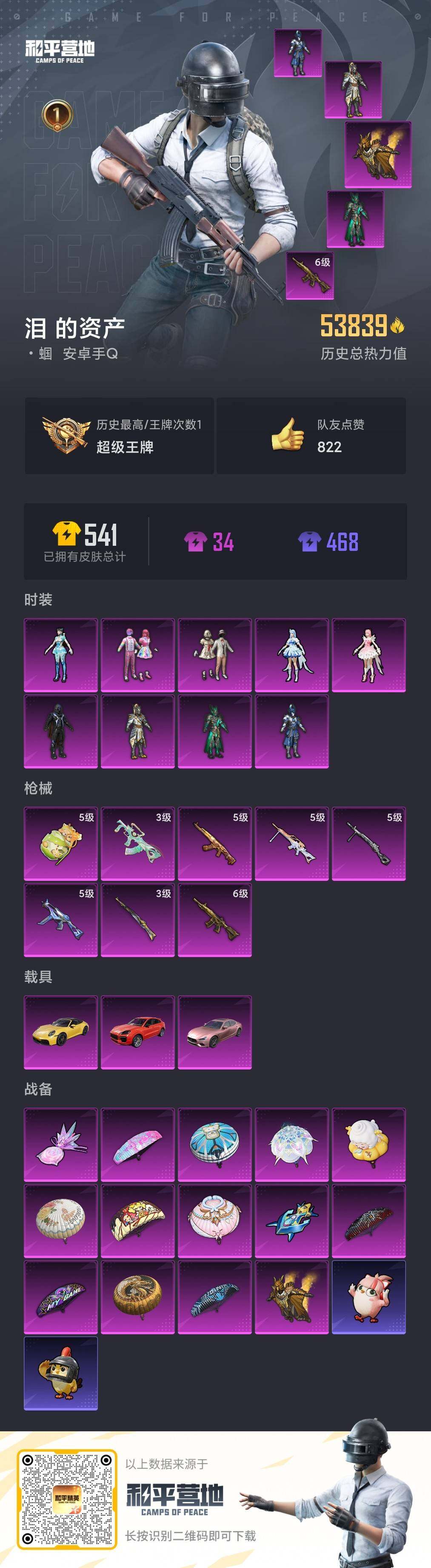 HPQM4172562和平精英账号详情图15