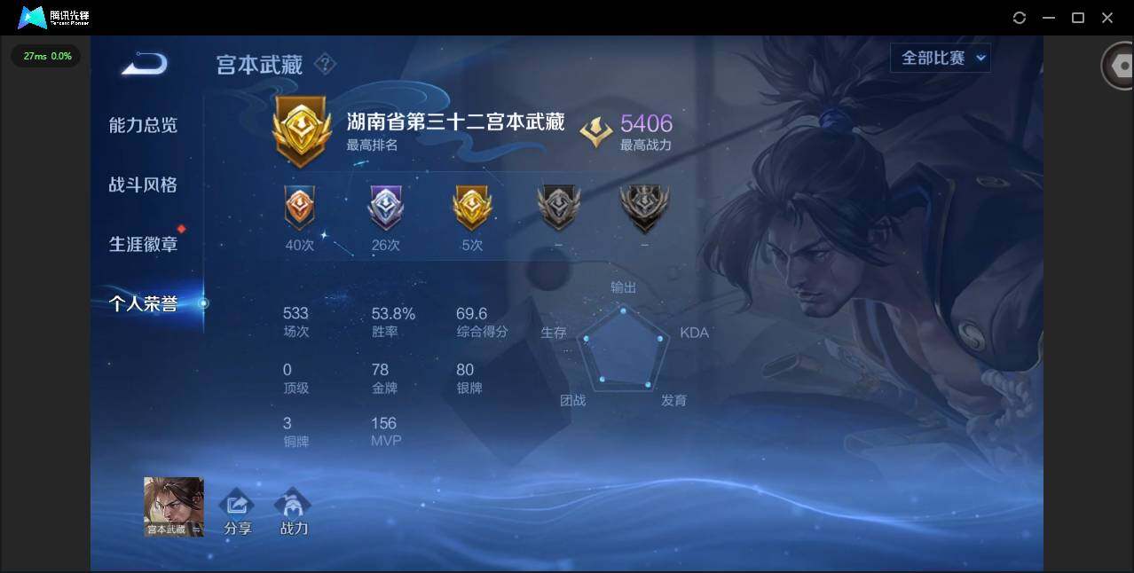 WZQM4307328王者荣耀账号详情图6