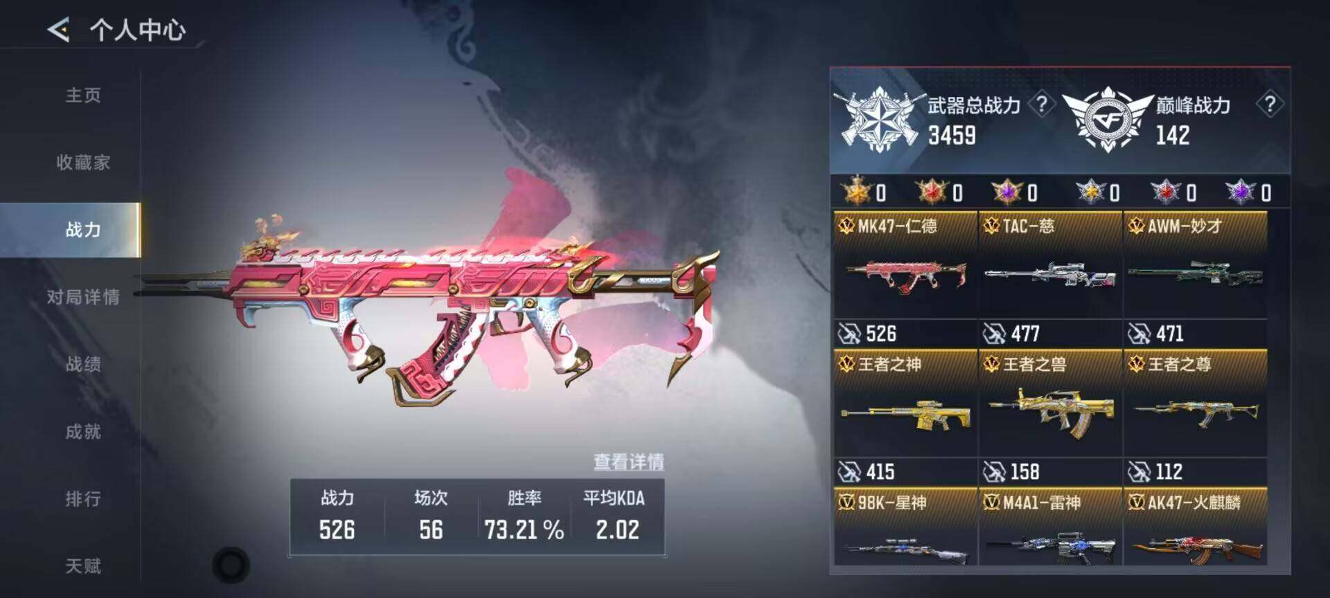 CFMEY428309枪战王者账号详情图11