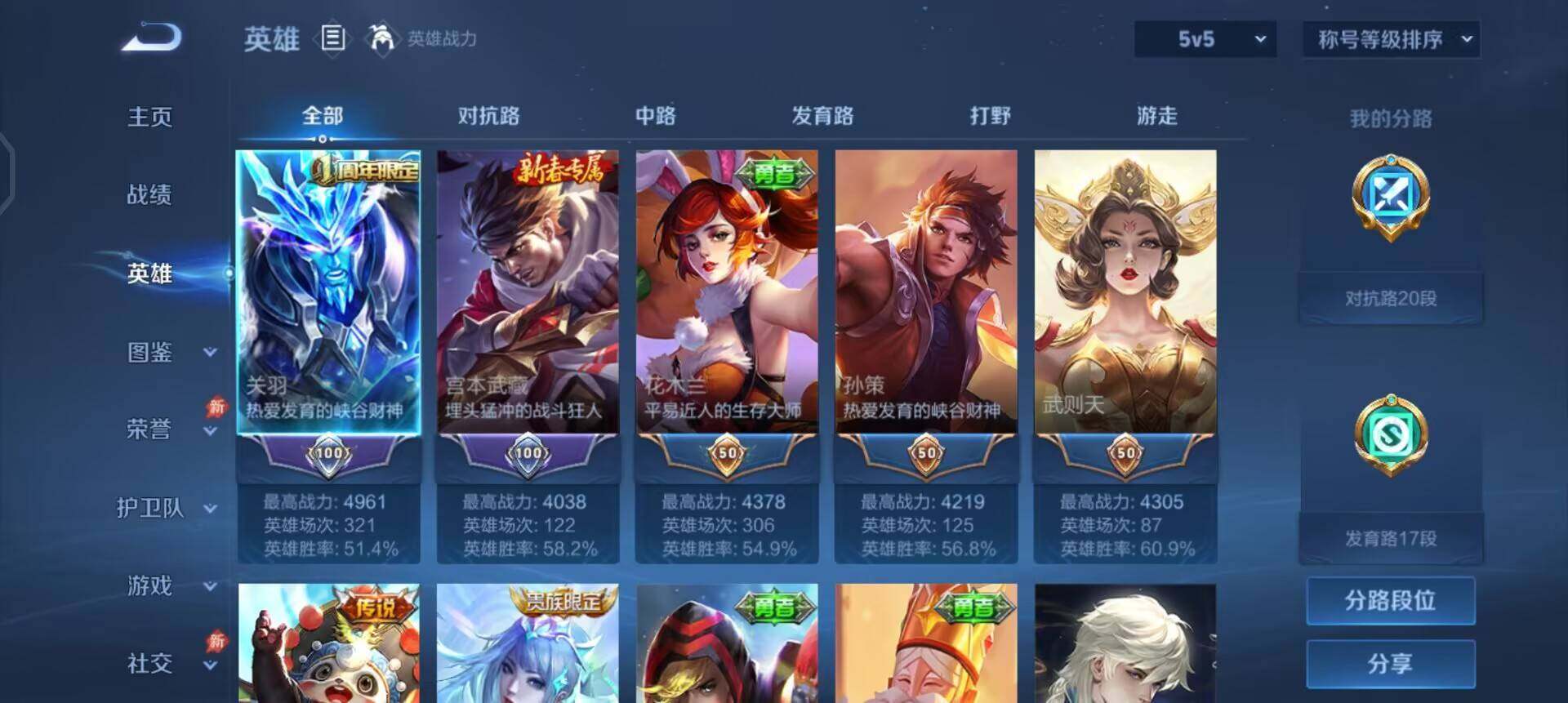 WZLX4305928王者荣耀账号详情图4