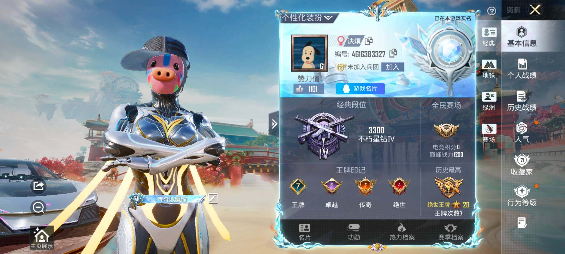 HPLX4173597和平精英账号详情图2