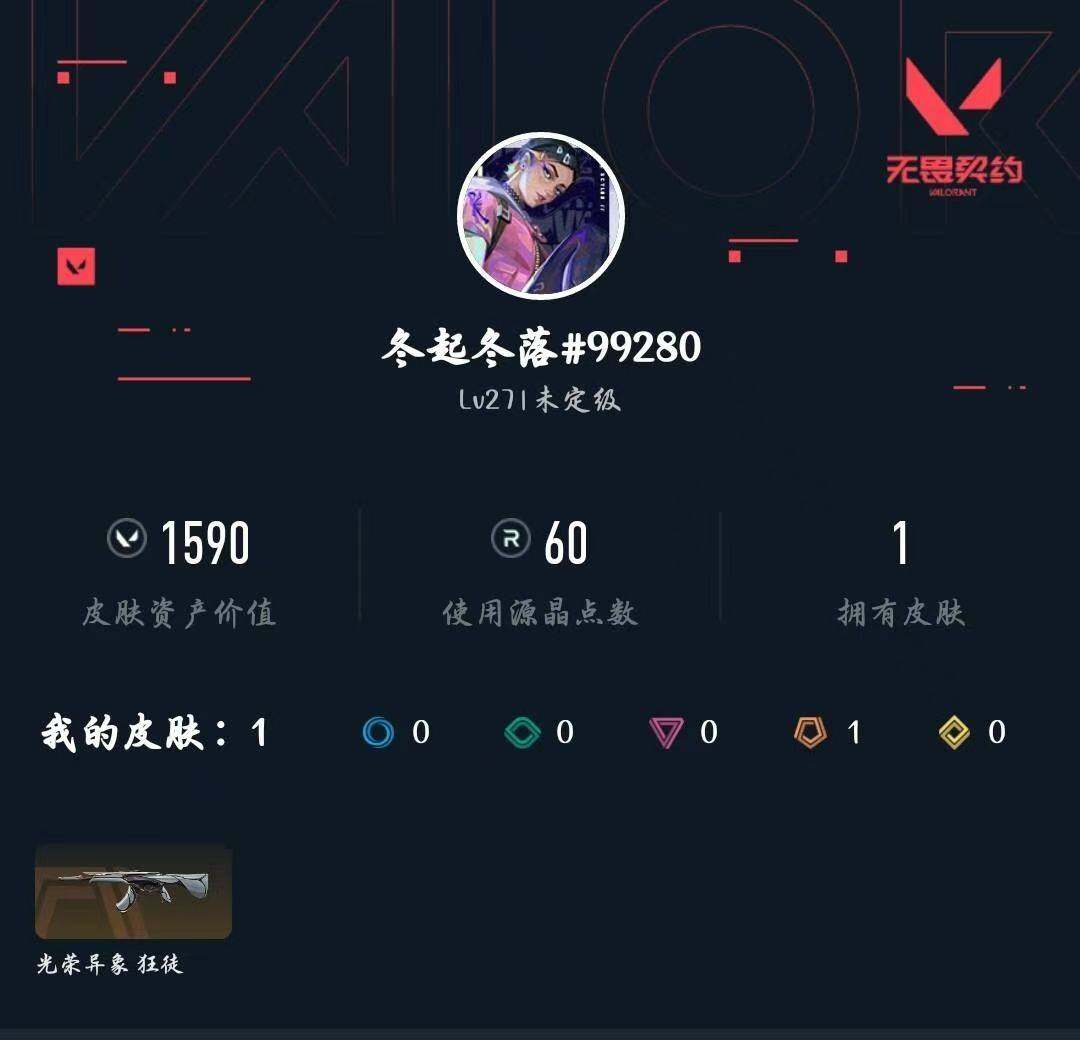 WWQXL430995无畏契约账号详情图3