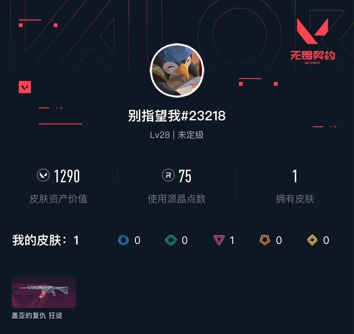 WWQXL431007无畏契约账号详情图3