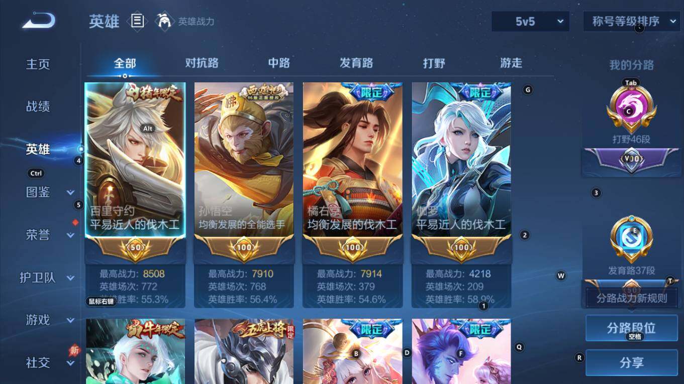 WZQM4310996王者荣耀账号详情图7