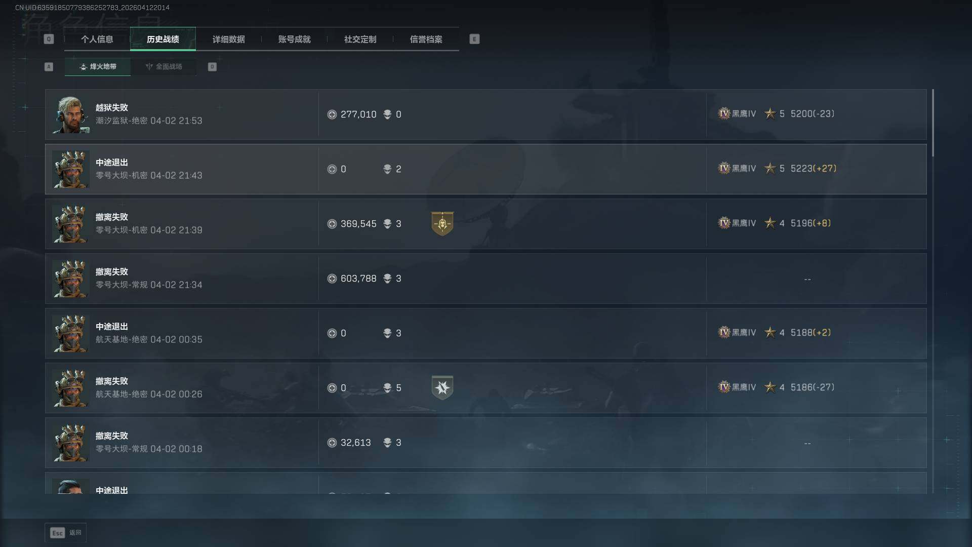 SJZEY499582三角洲行动账号详情图6