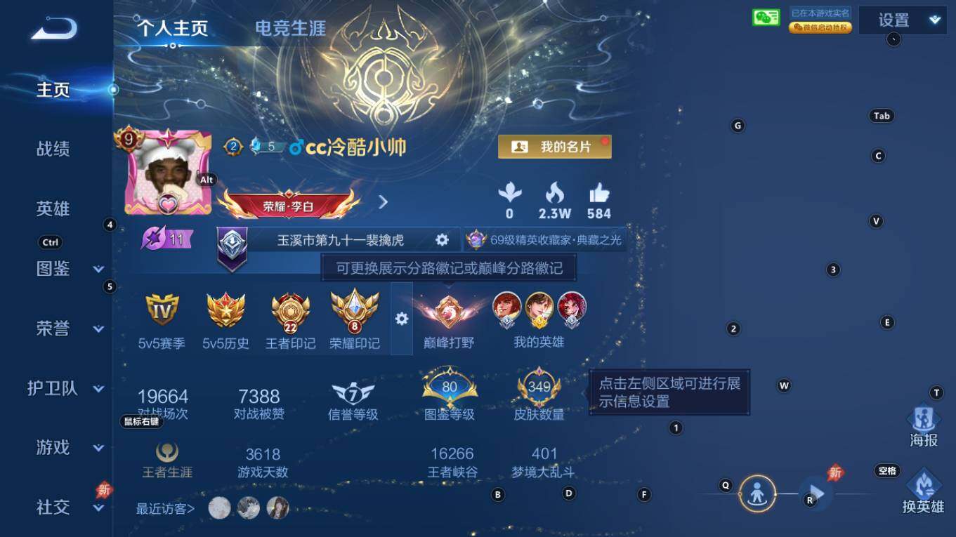 WZQM4310997王者荣耀账号详情图10 WZQM4310997王者荣耀账号详情图10