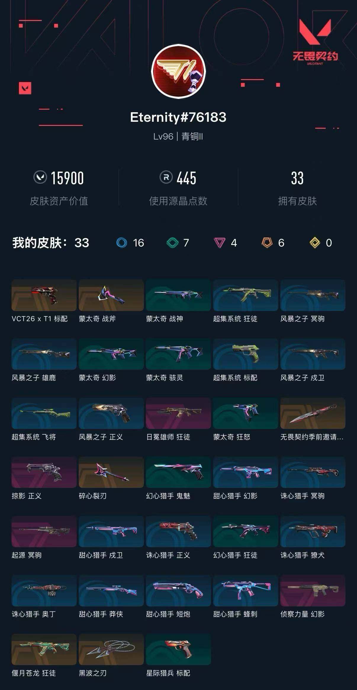 WWQXL432187无畏契约账号详情图4