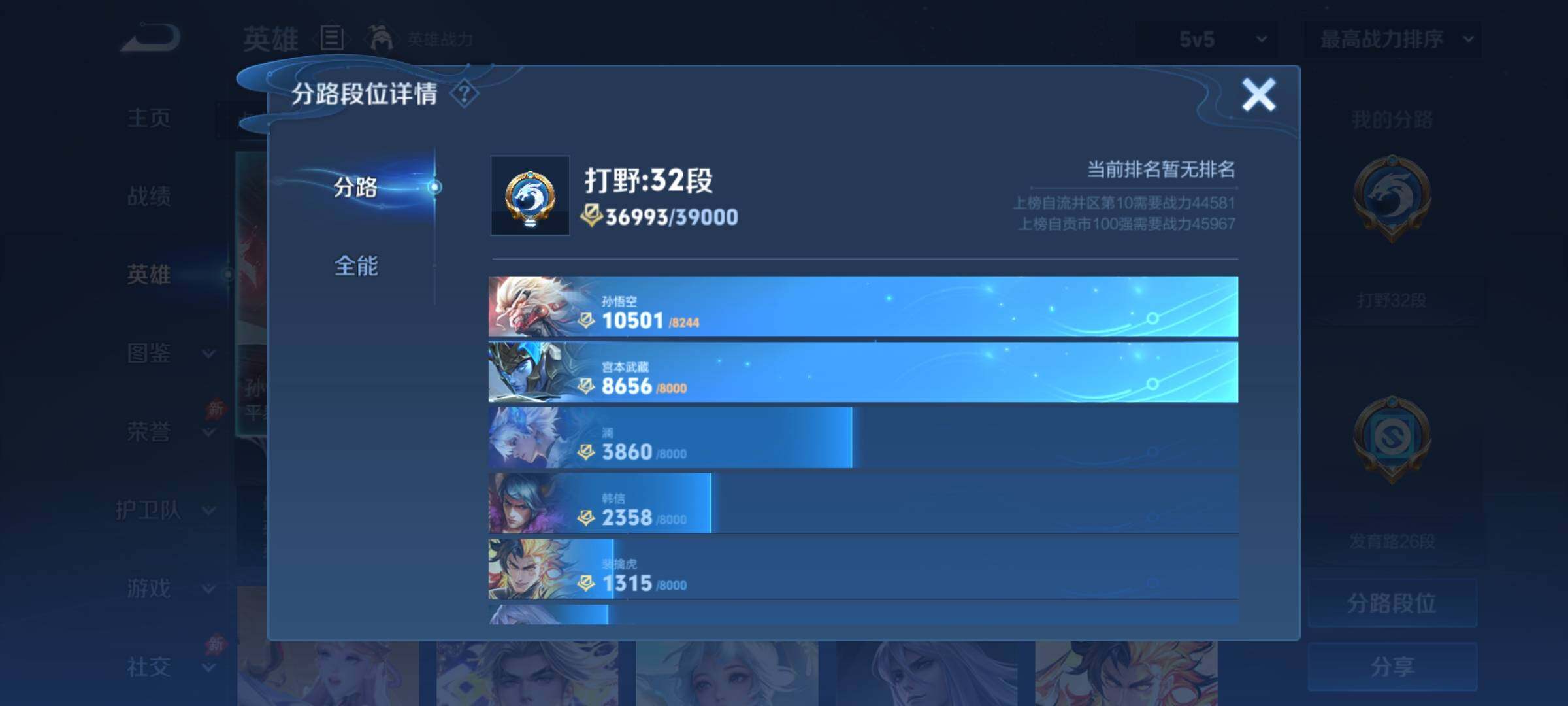 WZCMY4308596王者荣耀账号详情图4