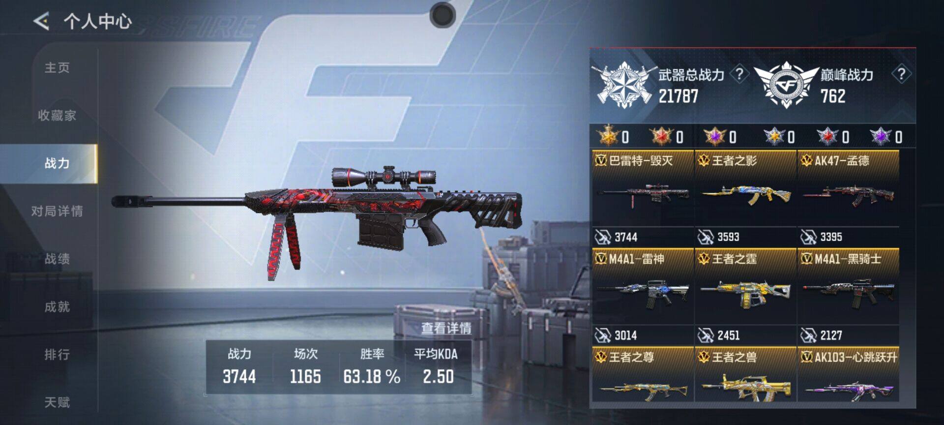 CFMEY428540枪战王者账号详情图15