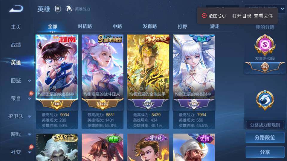 WZQM4310954王者荣耀账号详情图10