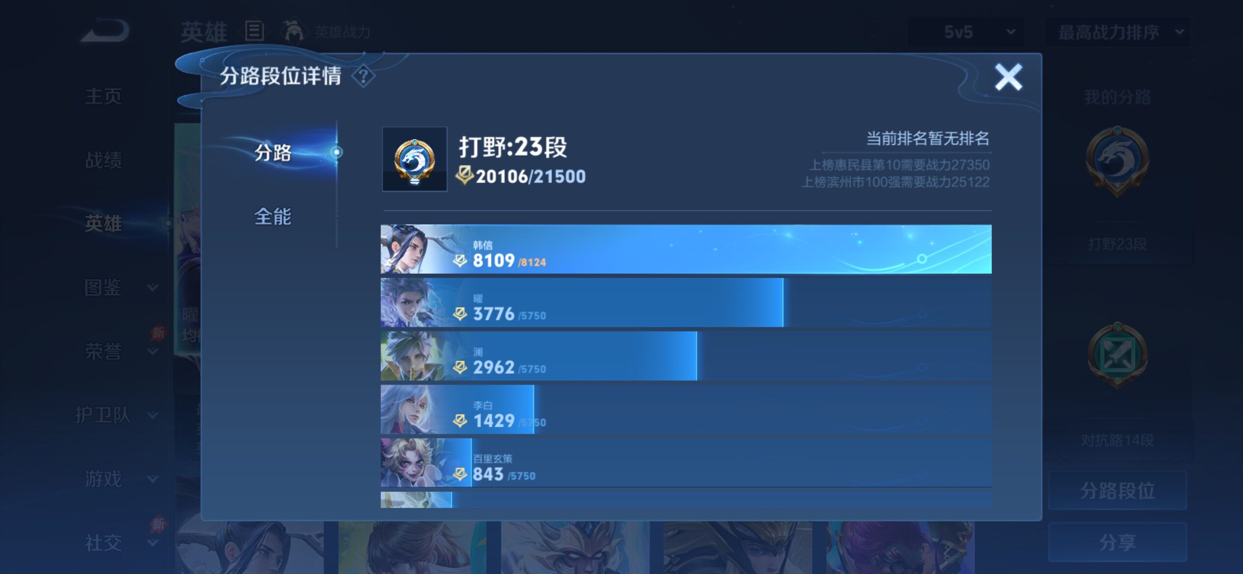 WZCMY4306424王者荣耀账号详情图4 WZCMY4306424王者荣耀账号详情图4