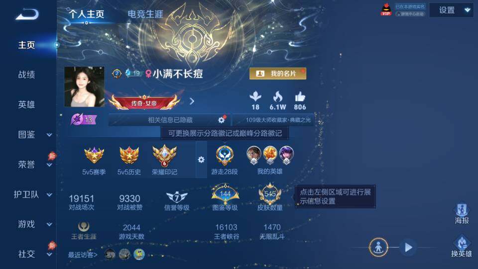 WZQM4310950王者荣耀账号详情图13 WZQM4310950王者荣耀账号详情图13