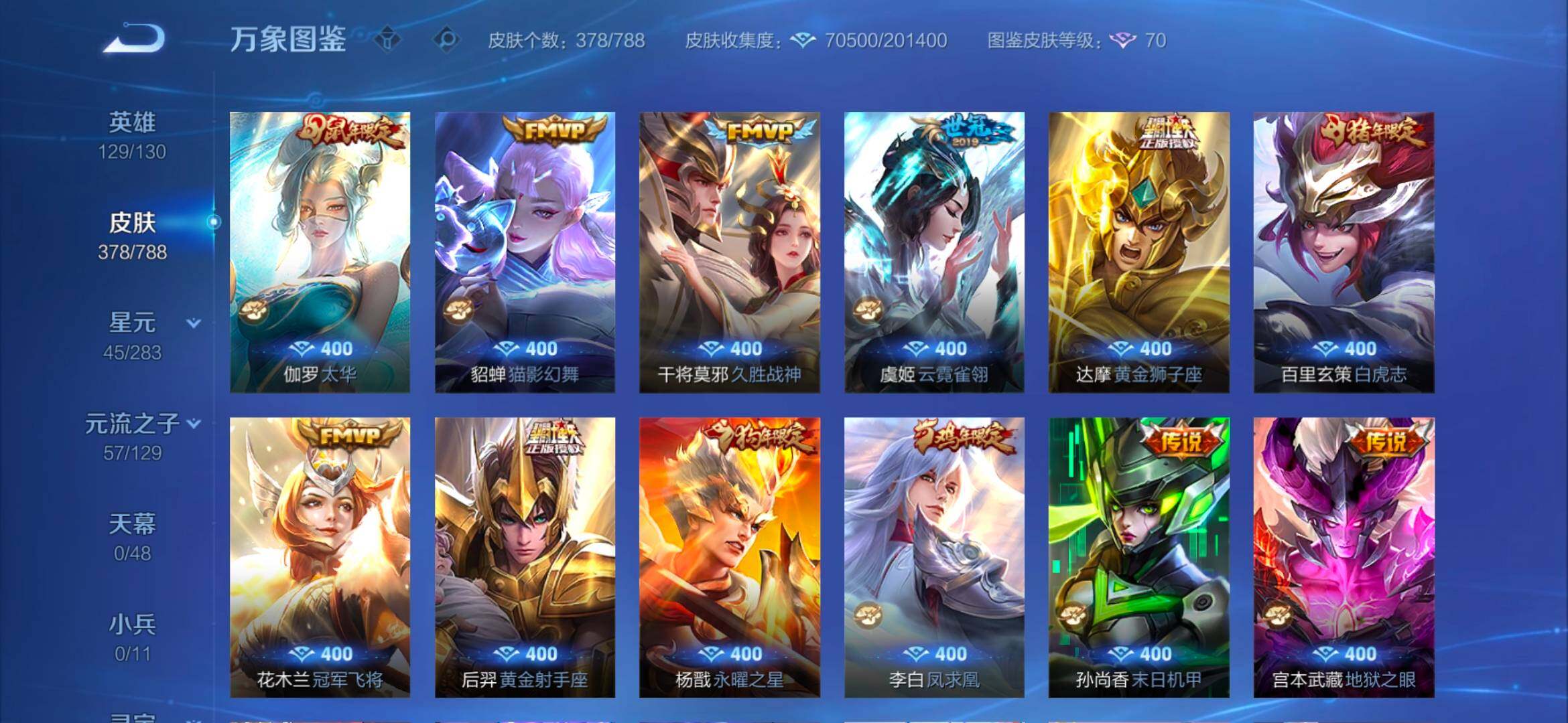 WZCMW4332110王者荣耀账号详情图5