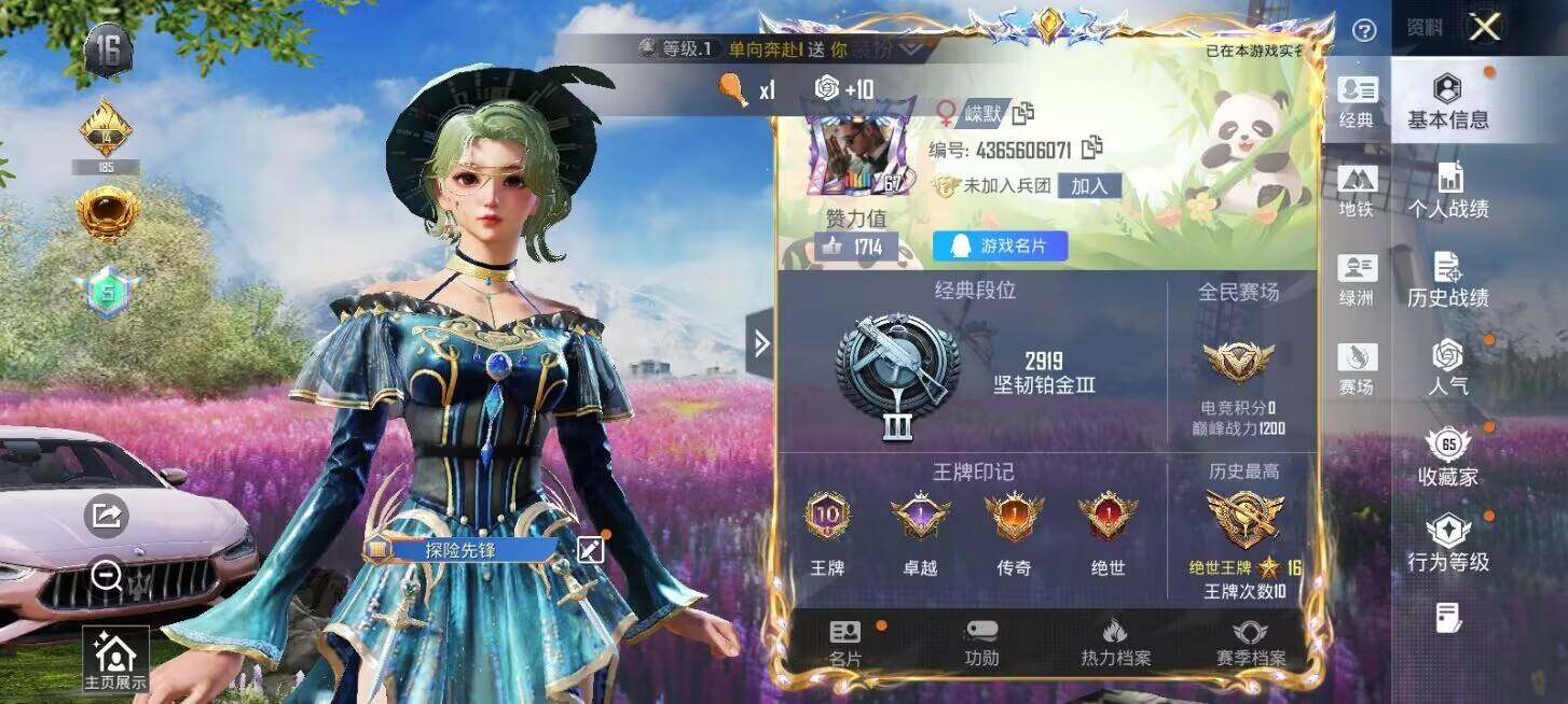 HPQM4185288和平精英账号详情图7