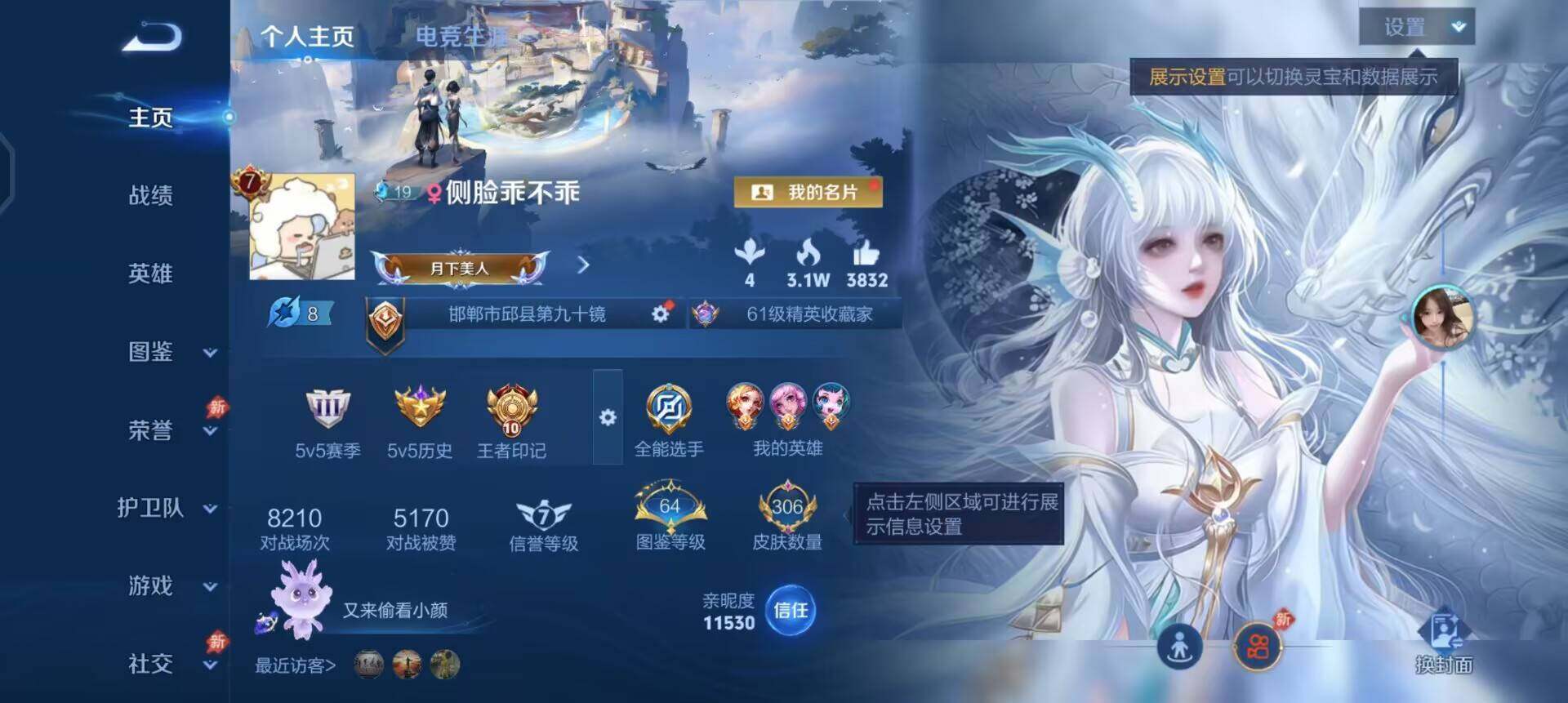 WZLX4305888王者荣耀账号详情图2