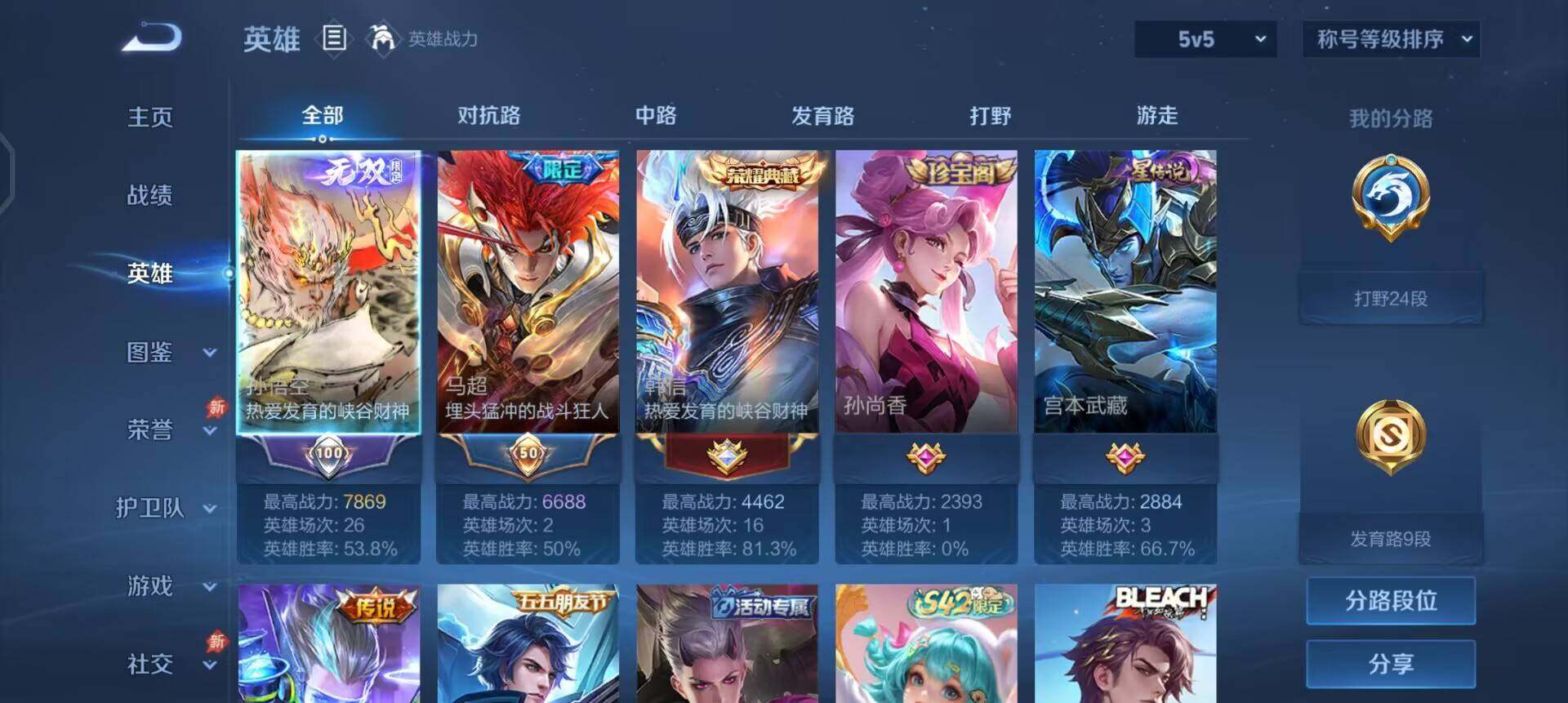 WZLX4305926王者荣耀账号详情图11