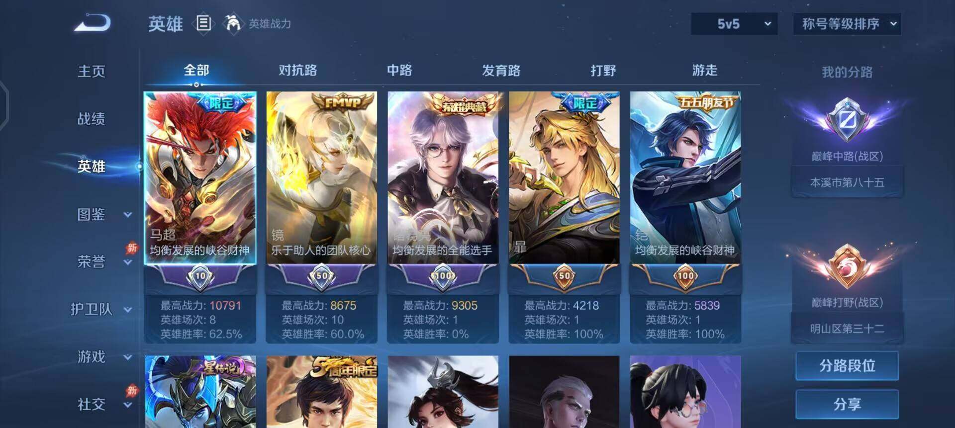 WZLX4305894王者荣耀账号详情图15