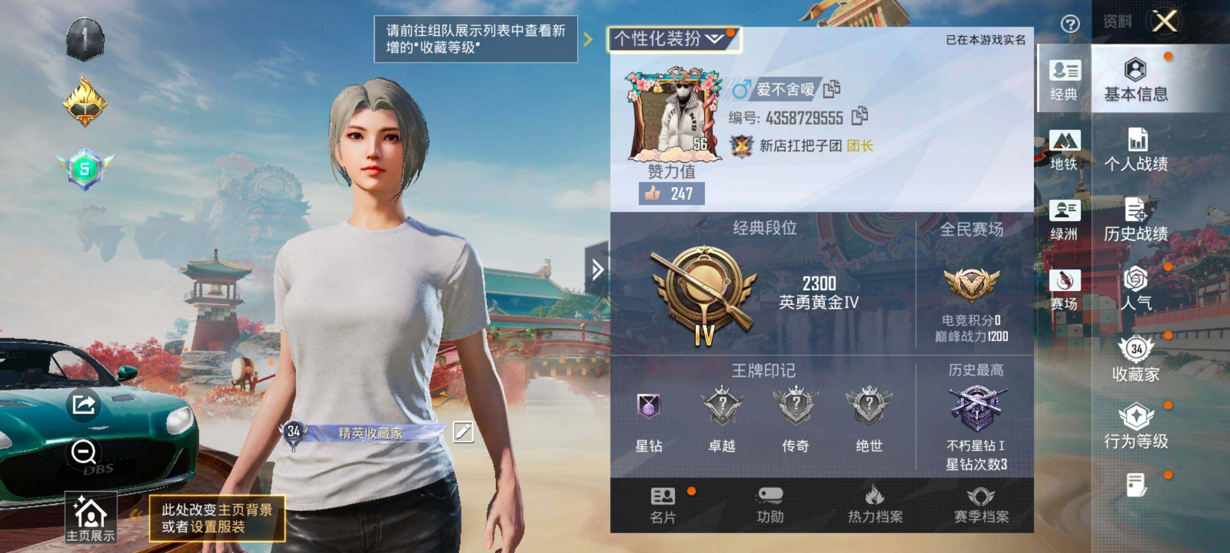 HPLX4173689和平精英账号详情图2