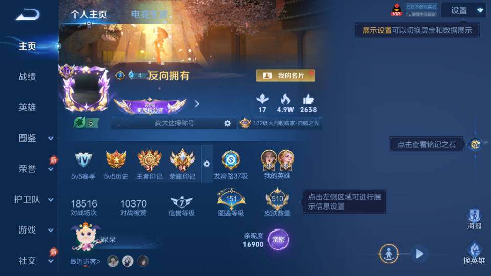 WZQM4310951王者荣耀账号详情图3