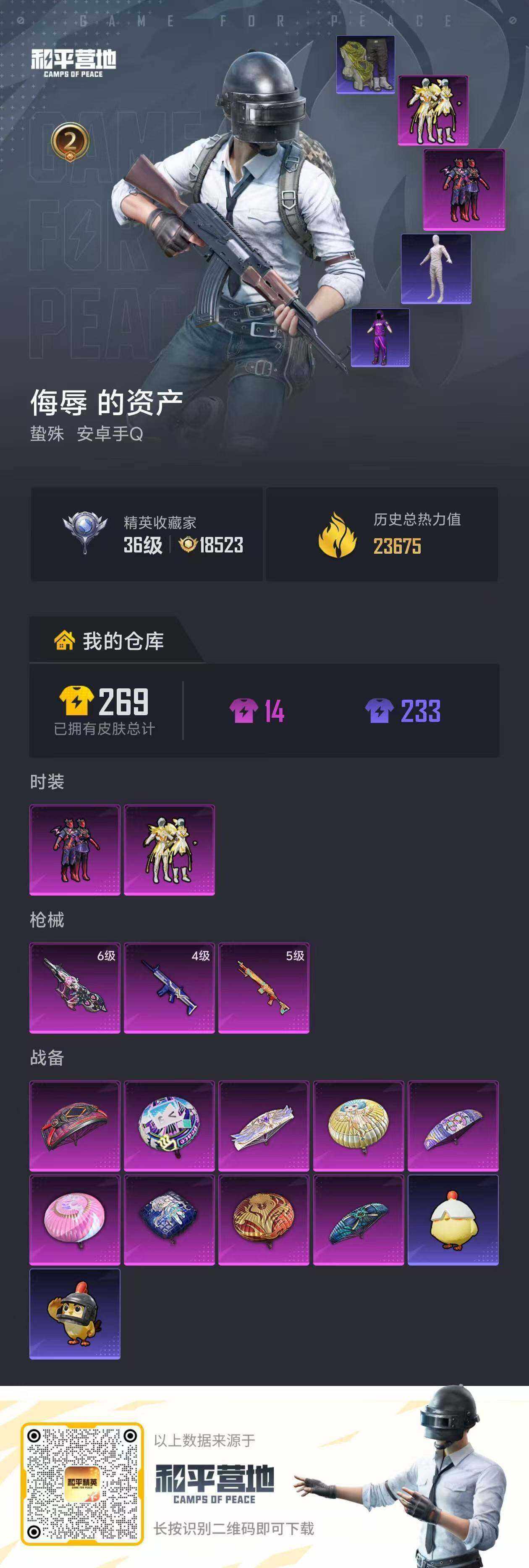 HPQM4176369和平精英账号详情图5