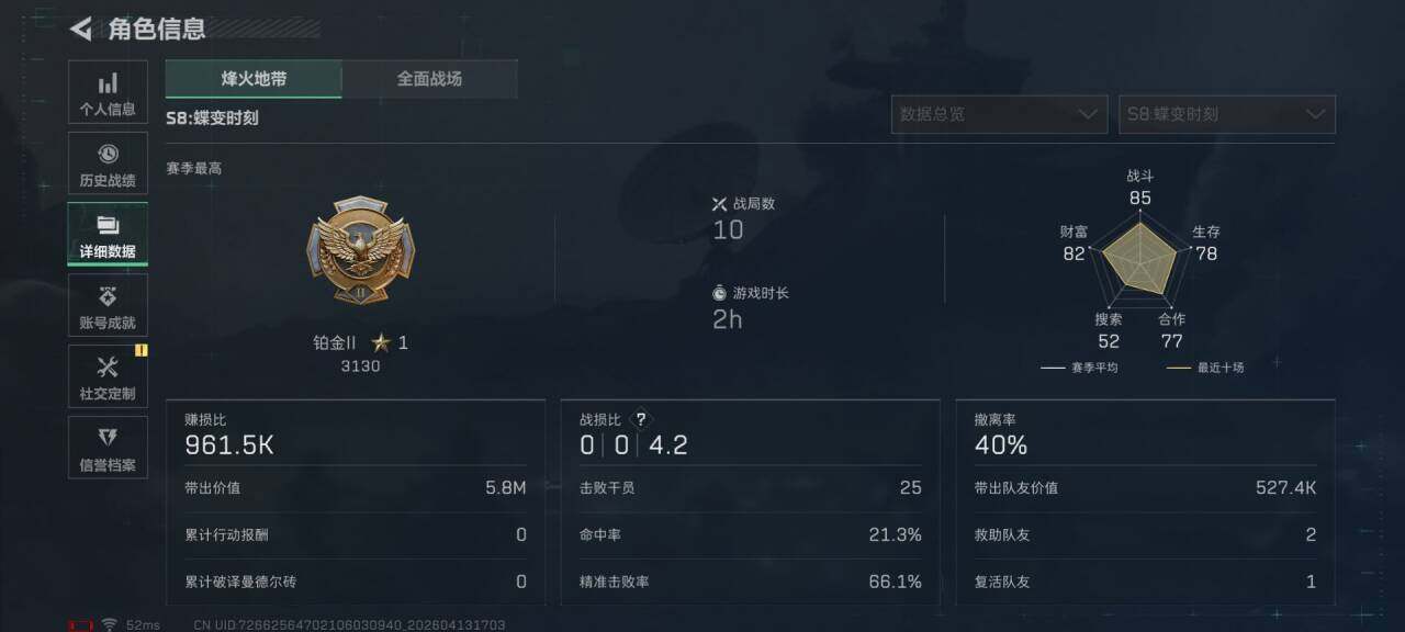 SJZEY497887三角洲行动账号详情图9