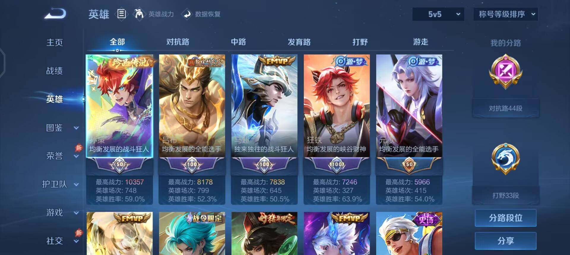 WZLX4313884王者荣耀账号详情图7