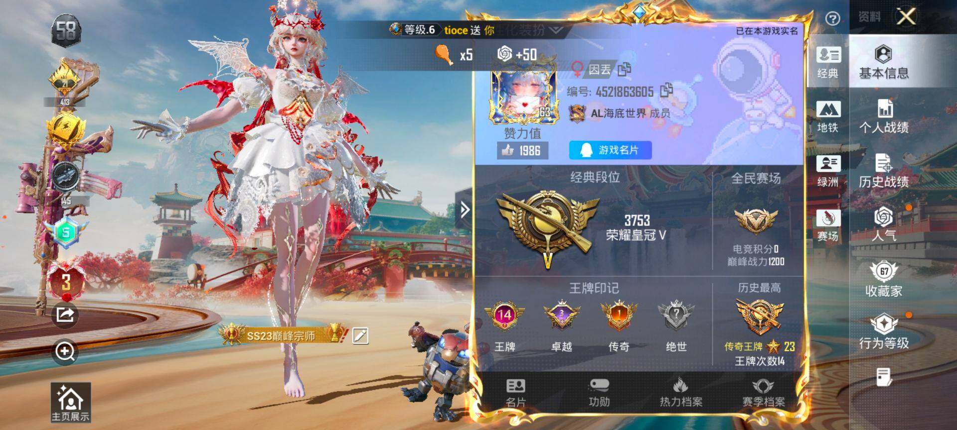 HPQM4174349和平精英账号详情图3