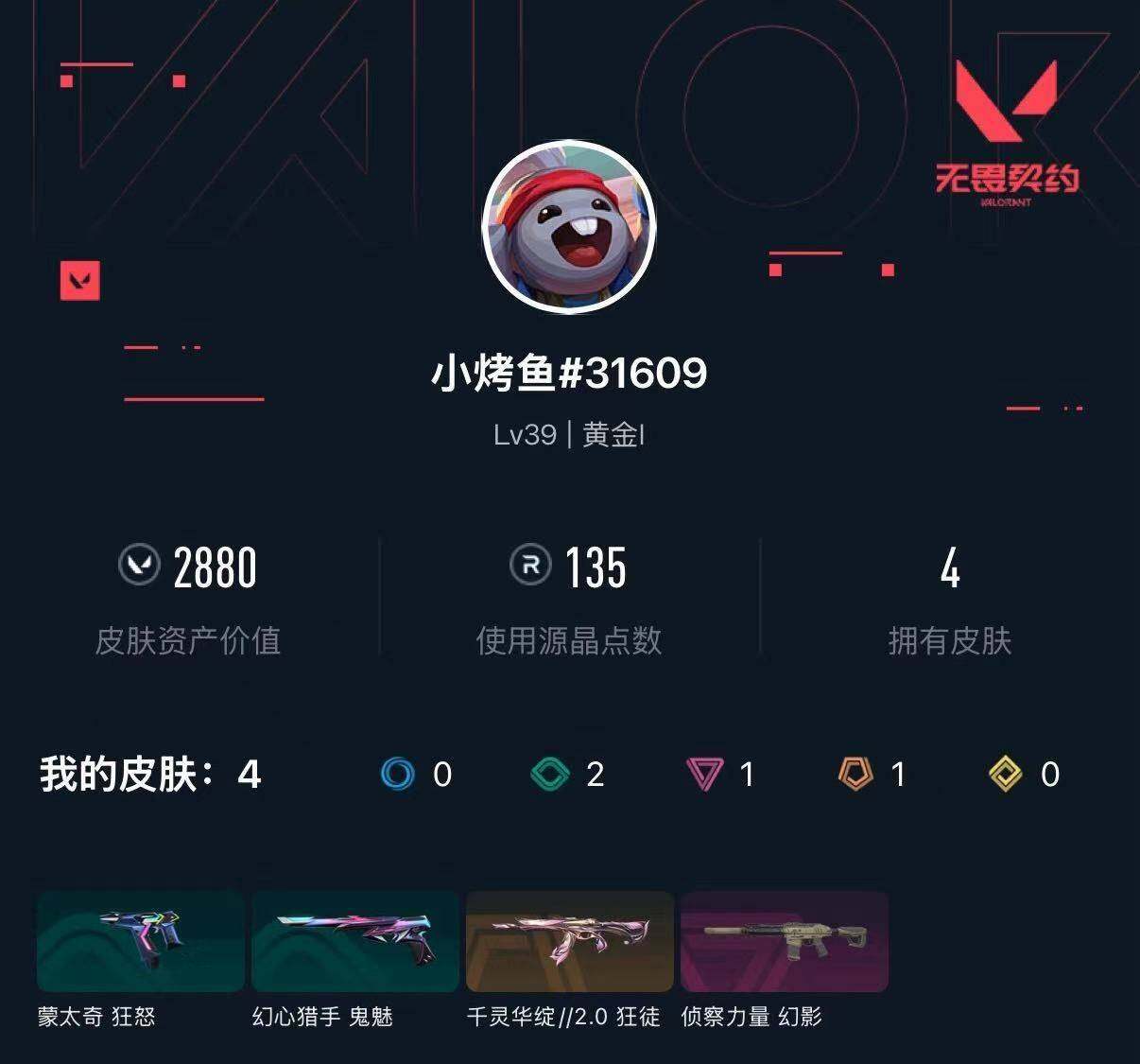 WWQXL432212无畏契约账号详情图3