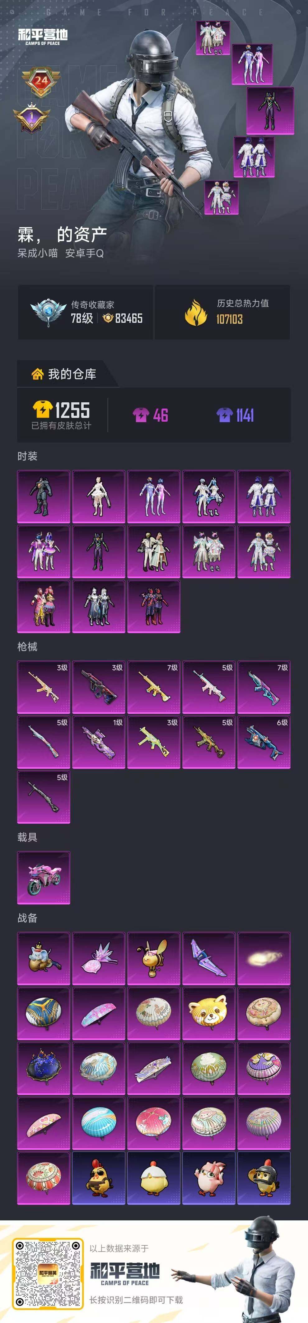 HPQM4174612和平精英账号详情图9