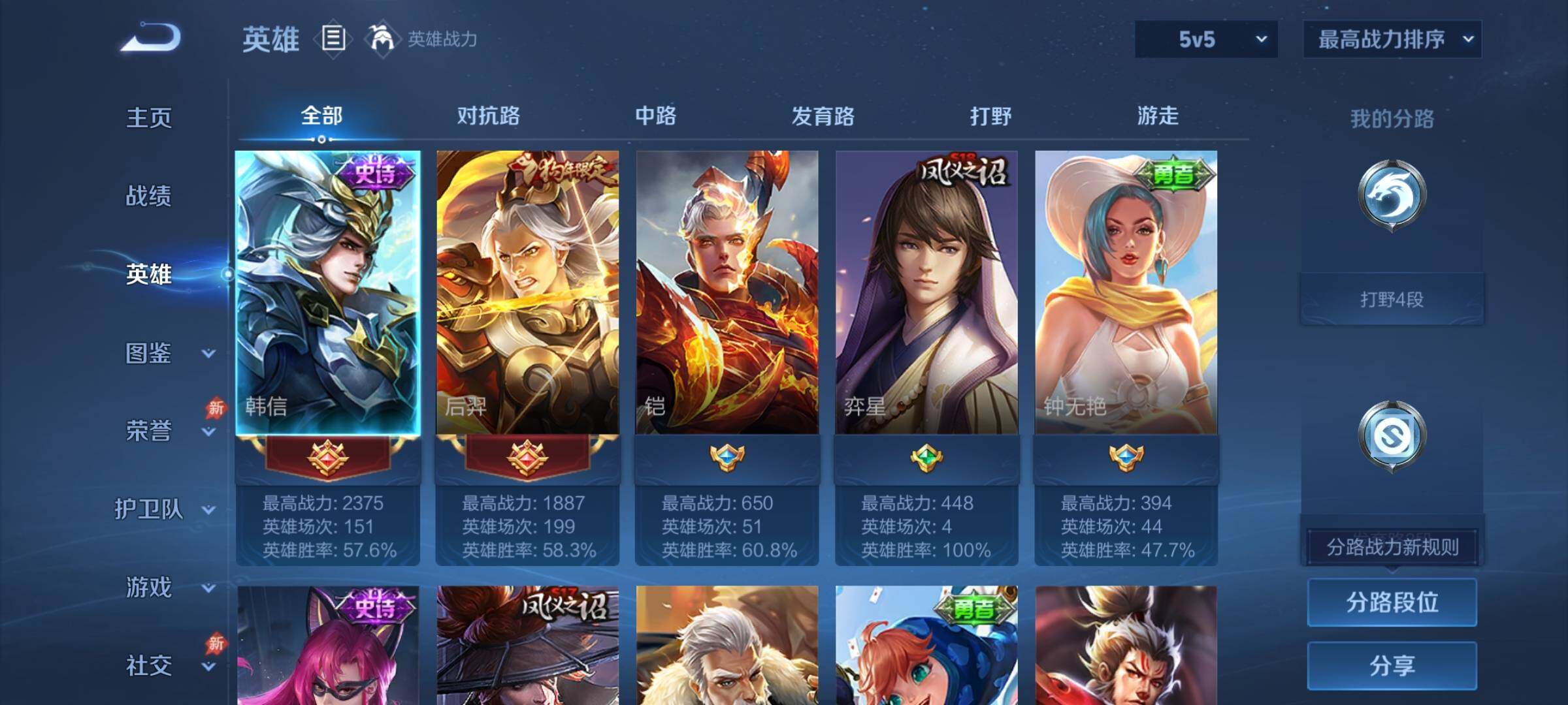 WZCMY4311550王者荣耀账号详情图3