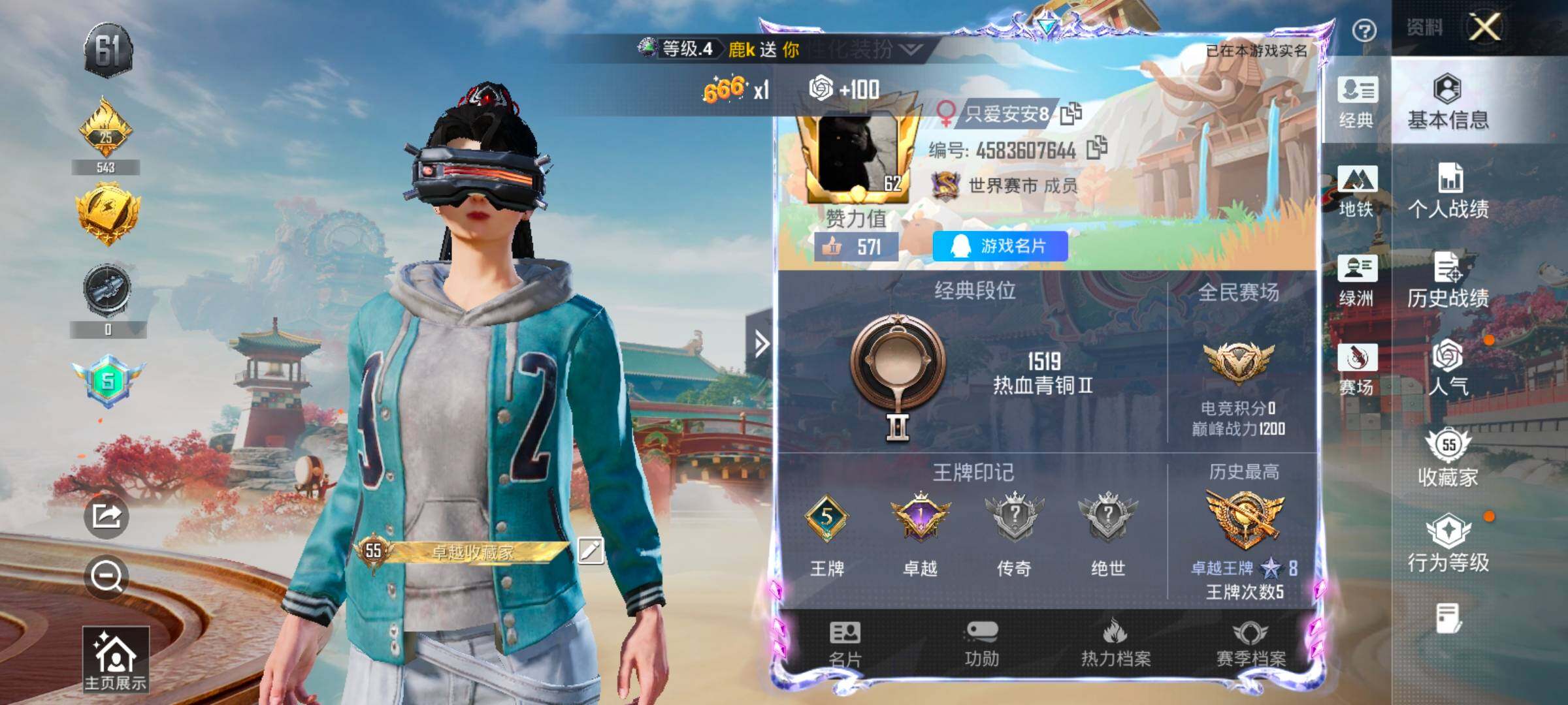 HPLX4175758和平精英账号详情图2