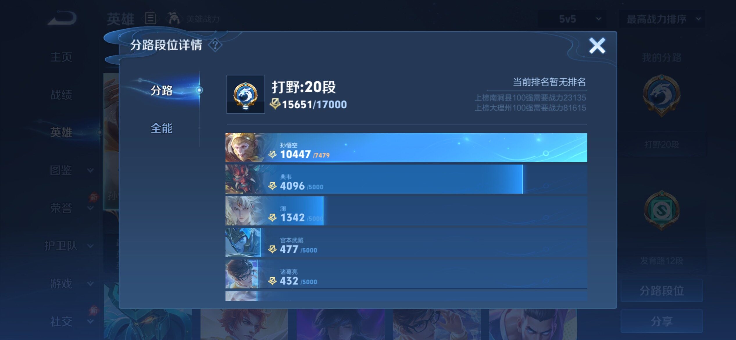 WZCMY4311429王者荣耀账号详情图4