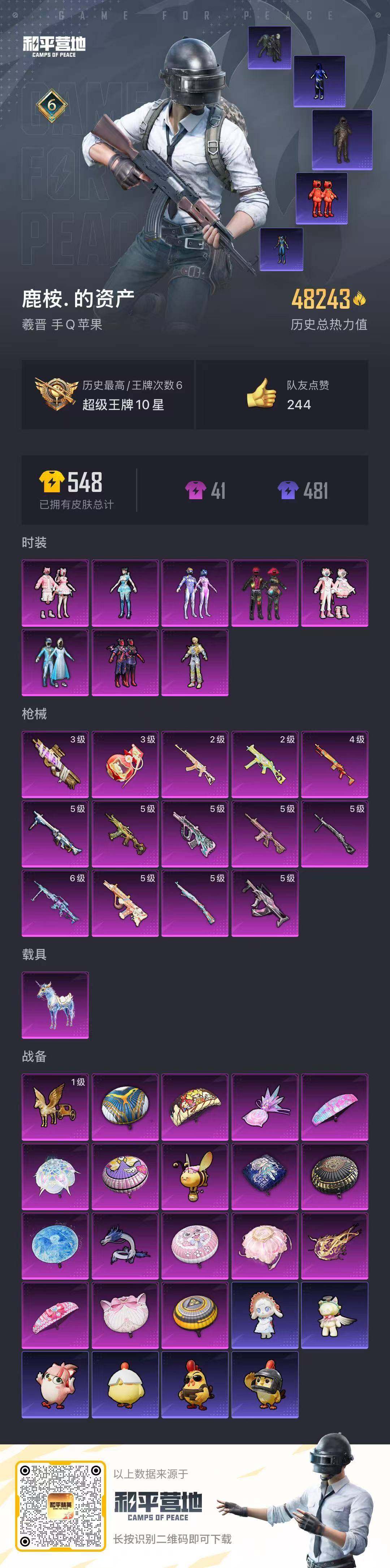 HPQM4174697和平精英账号详情图17 HPQM4174697和平精英账号详情图17