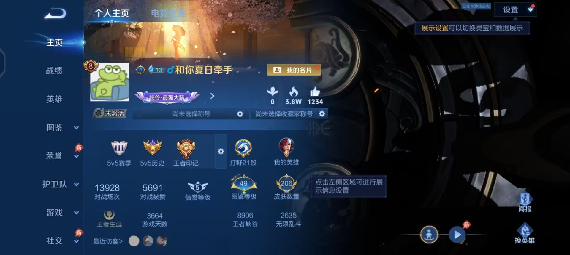 WZLX4315140王者荣耀账号详情图2