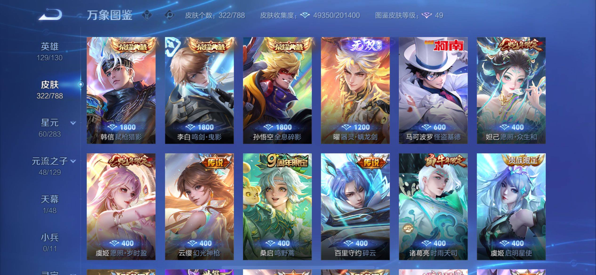 WZCMY4311759王者荣耀账号详情图6