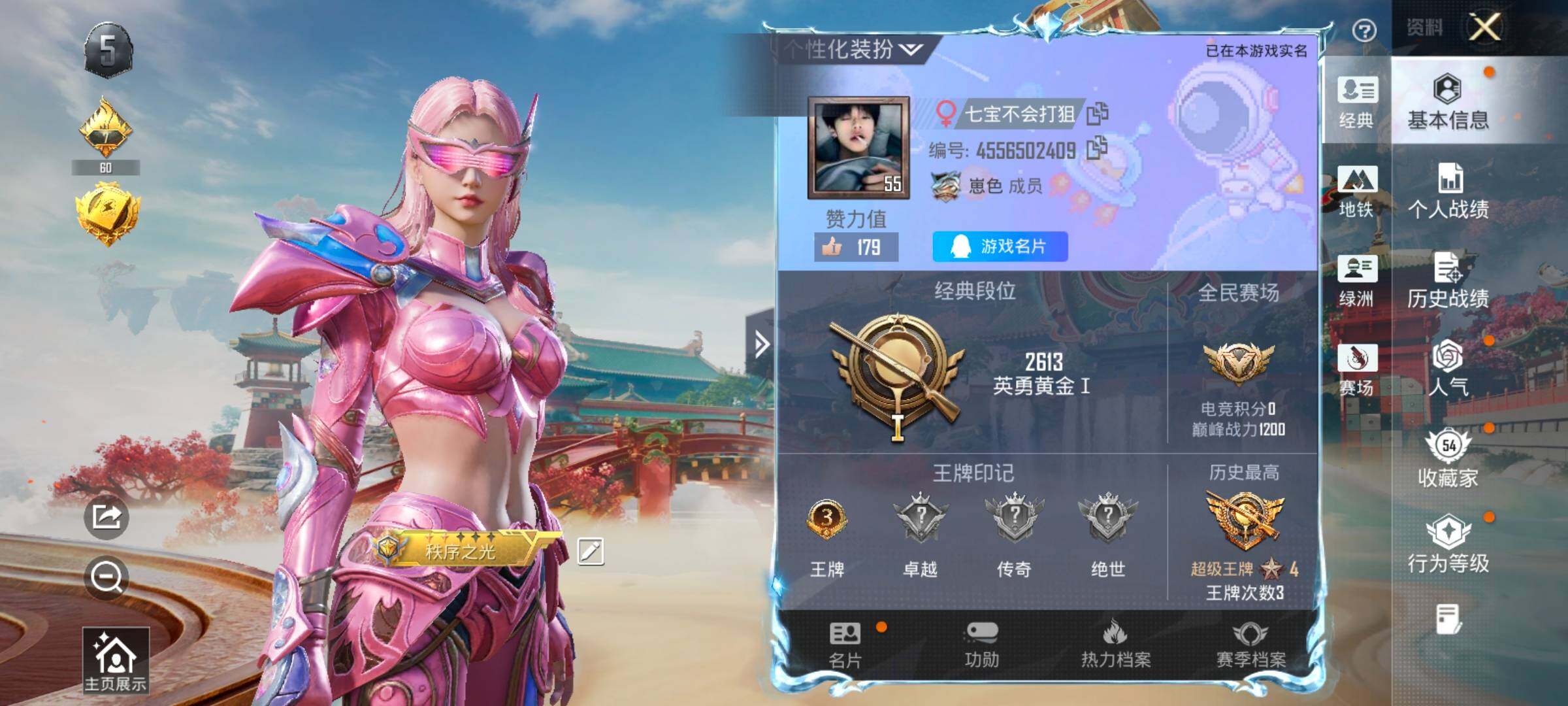 HPCMW4189113和平精英账号详情图2