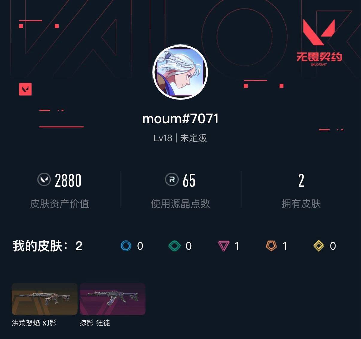 WWQXL431716无畏契约账号详情图3