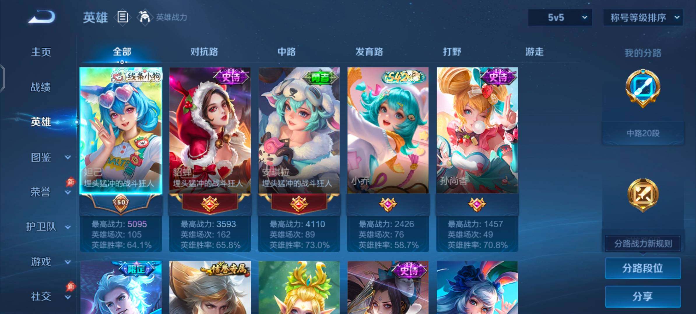 WZLX4316162王者荣耀账号详情图3