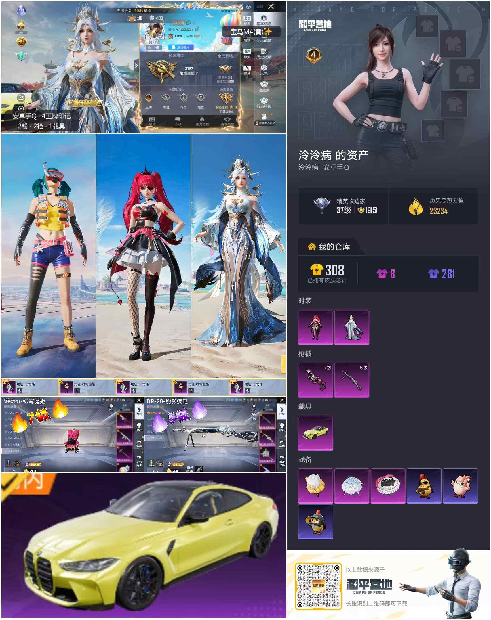 HPCMW4196763和平精英账号详情图4