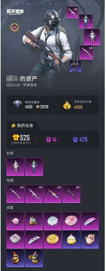 HPLX4177181和平精英账号详情图2