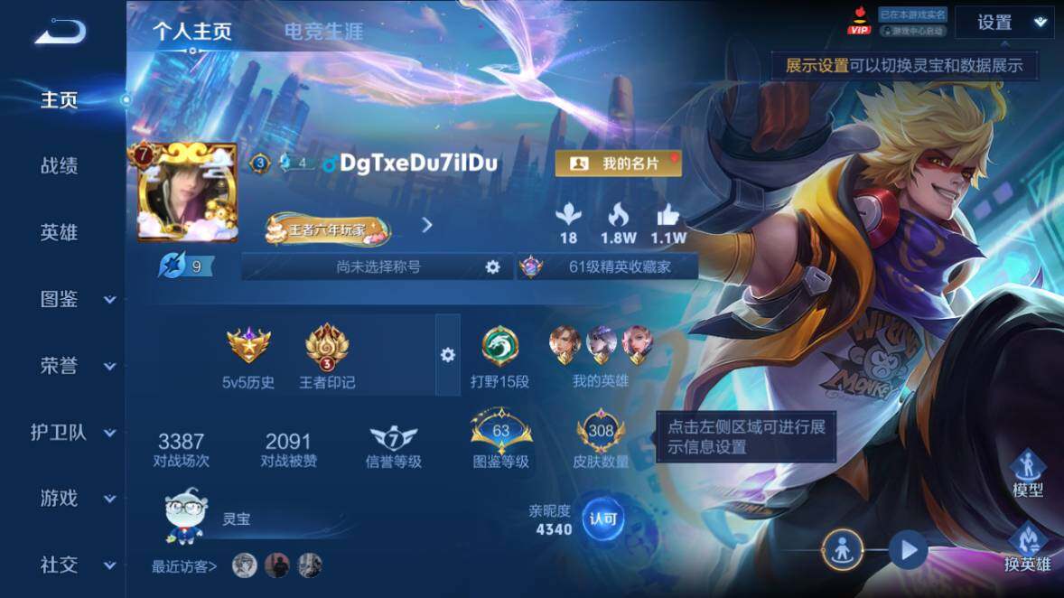 WZEY4352399王者荣耀账号详情图9