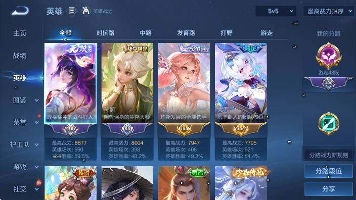 WZLX4310352王者荣耀账号详情图12